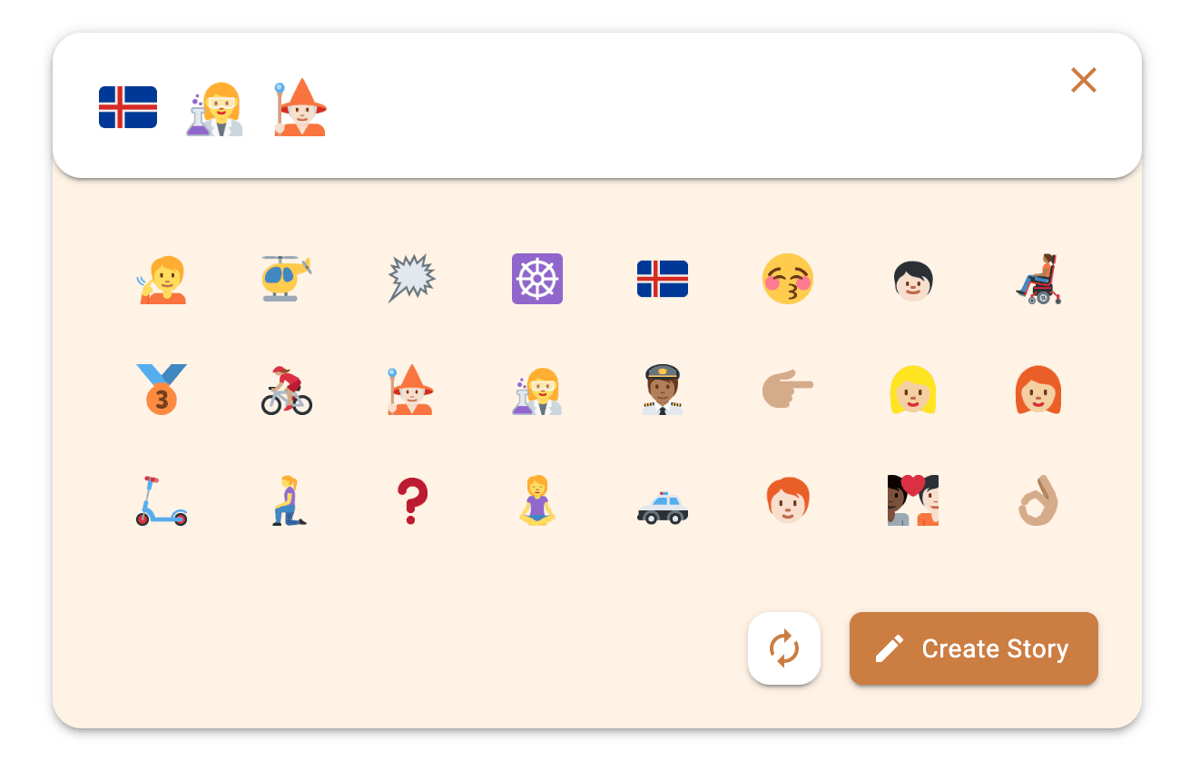 Emoji input design