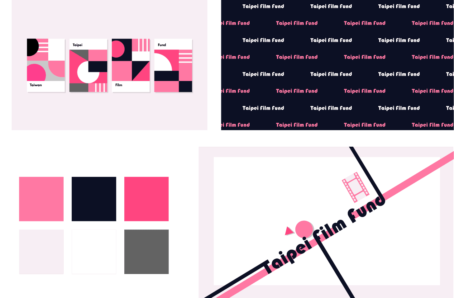 Early pink mood board